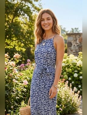 Ann Taylor Loft Floral Dress Size Petite XS